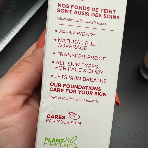 Clarins Everlasting Foundation 114.5W Full Size New in box Retail $48 - Picture 4 of 9